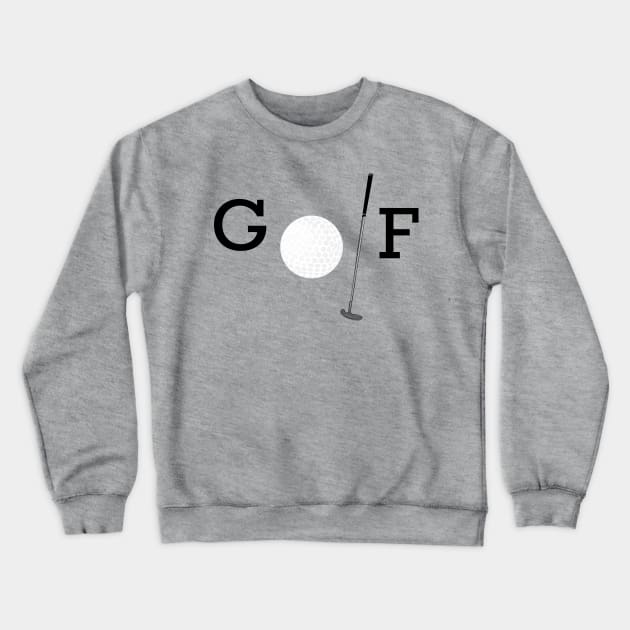 GOLF Crewneck Sweatshirt by kristinbell